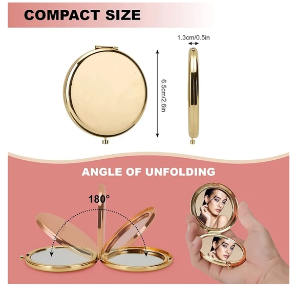 NEW Engraved 40th Birthday Rose Gold Mirror Compact - Picture 6 of 7